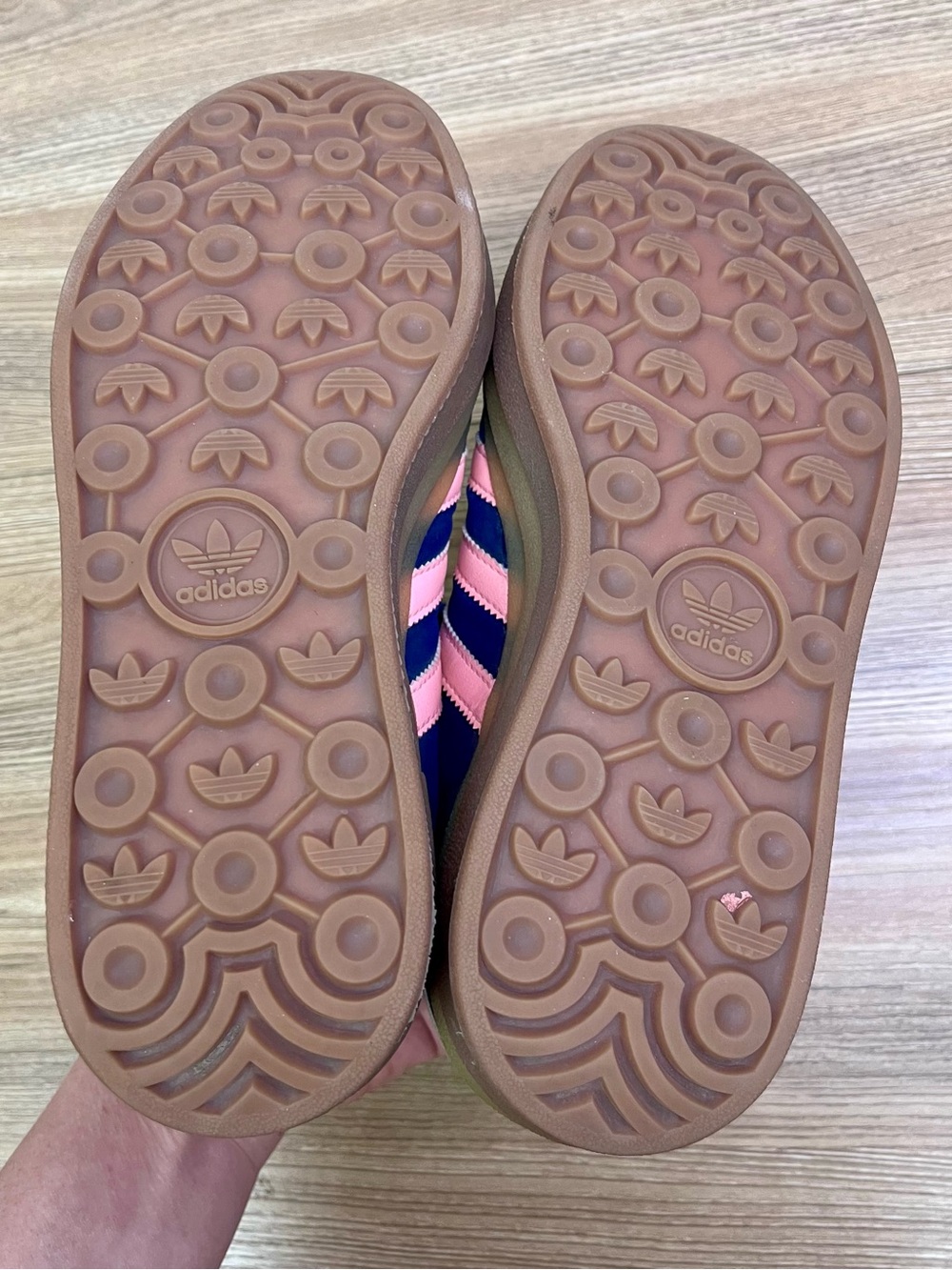 Adidas Gazelle Bold in Dark Blue and Pink Spark Platform Size 6.5 - Picture 11 of 11